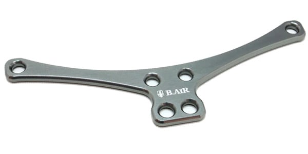 B.AIR / WDP-N-GY V-shaped plate, wide, grey