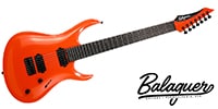 Balaguer Guitars Diablo Select Baritone 7 Run‚ Gloss Metallic Turbo Orange