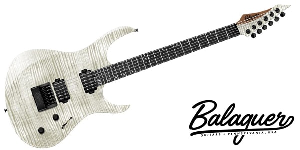 Balaguer Guitars ( バラゲール・ギターズ )  / ST Diablo with Evertune Bridge Satin Trans White