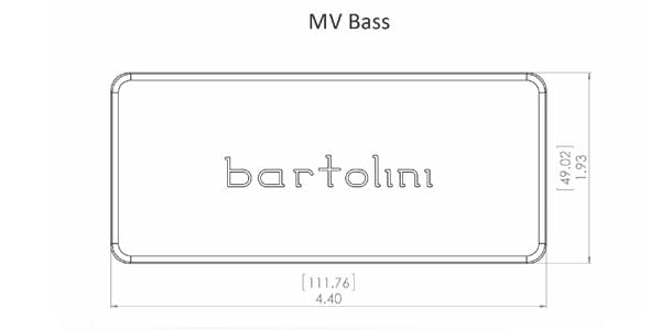 bartolini MV5CBC バルトリーニ ピックアップ ベース