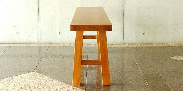 BASIX ( ベーシックス )  / チーク一枚板ベンチチェア ABT120 画像3