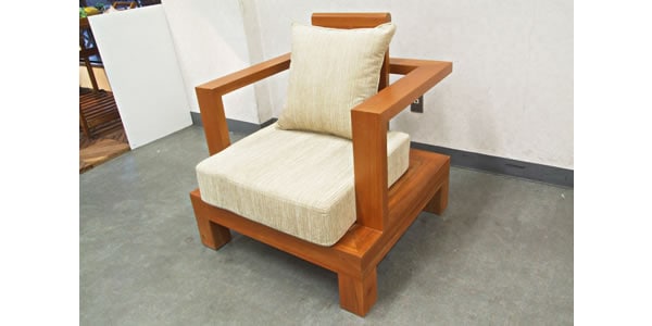 BASIX / Asian teak sofa AST301 1 seater