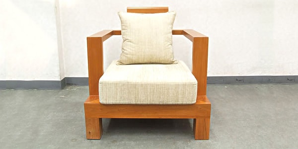 BASIX / Asian teak sofa AST301 1 seater 画像2