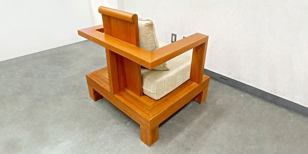 BASIX / Asian teak sofa AST301 1 seater 画像3