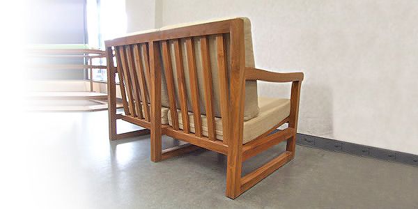 BASIX / AST332 Asian Teak Wood Sofa for Two 画像4