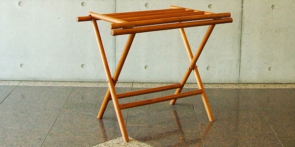BASIX / Asian teak towel rack AZR075