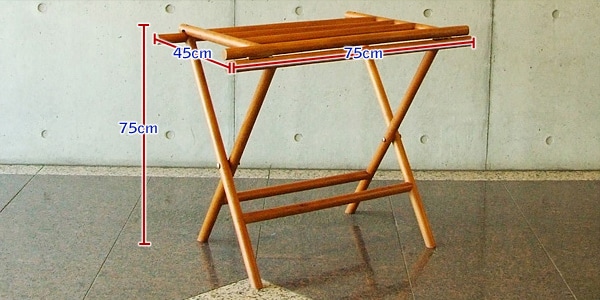 BASIX / Asian teak towel rack AZR075画像5