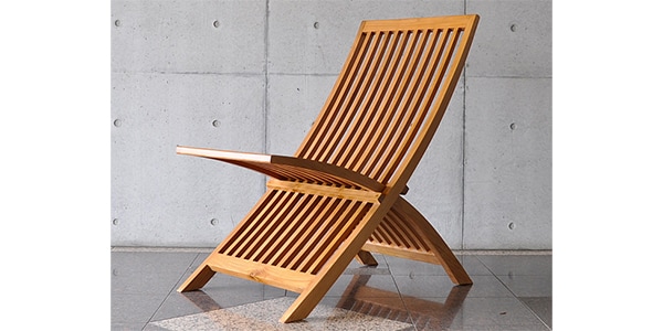 BASIX / Teak folding sundeck chair GCT023