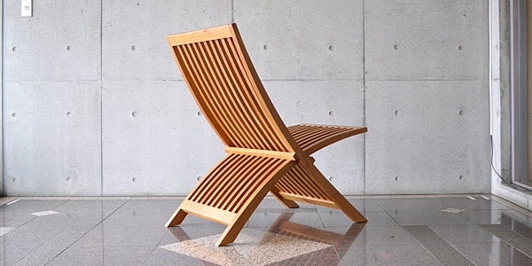BASIX / Teak folding sundeck chair GCT023画像2