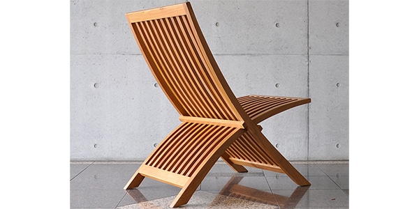 BASIX / Teak folding sundeck chair GCT023画像5