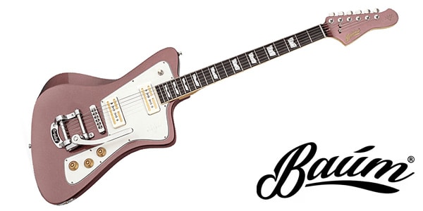 Baum Guitars / Wingman-W with Tremolo Burgundy Mist