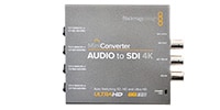 Blackmagic Design Mini Converter - Audio to SDI 4K　ビデオコンバーター