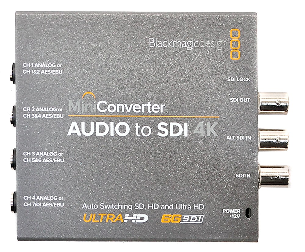 Blackmagic Design/Mini Converter - Audio to SDI 4K　ビデオコンバーター