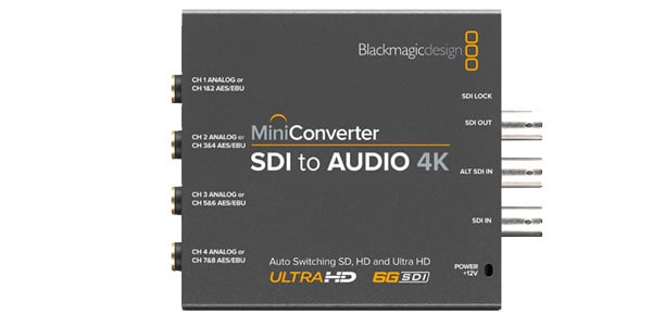 Blackmagic Design ( ブラックマジックデザイン ) Mini Converter - SDI to Audio 4K SDI /オーディオコンバーター 送料無料 | サウンドハウス