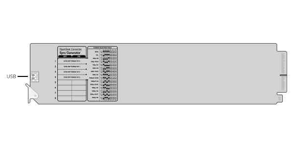 Blackmagic Design ( ブラックマジックデザイン )  / OpenGear Converter - Sync Generator 画像2