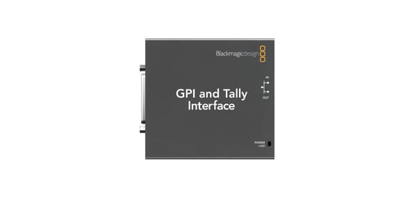 Blackmagic Design/GPI and Tally Interface