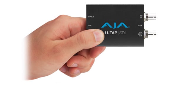 AJA Video Systems ( エージェーエー・ビデオ・システムズ ) U-TAP-SDI USB3.0 電源 SDI キャプチャ