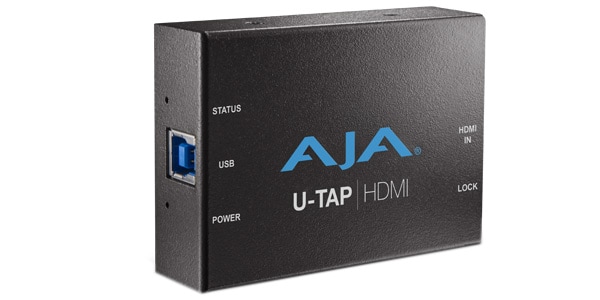 AJA Video Systems ( エージェーエー・ビデオ・システムズ ) U-TAP-HDMI USB 3.0電源 HDMIキャプチャー