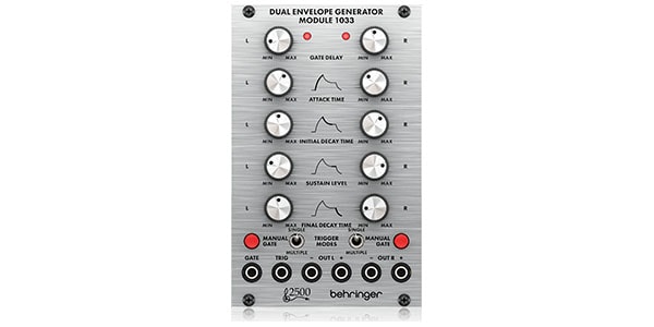 BEHRINGER/DUAL ENVELOPE GENERATOR MODULE 1033