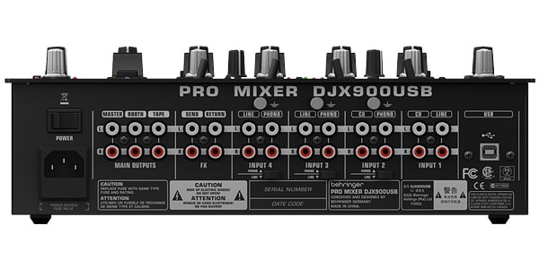 DJX900USB PRO MIXER 4chデジタルDJミキサー