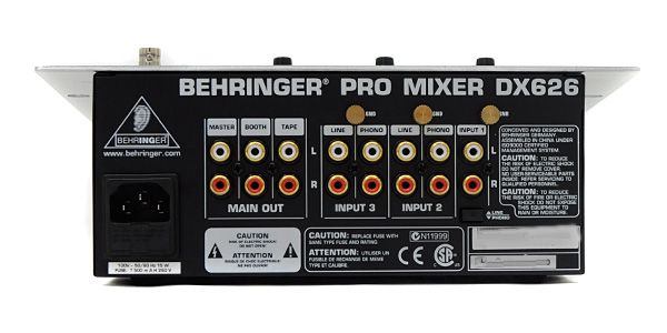 DJミキサー BEHRINGER PRO MIXER DX626