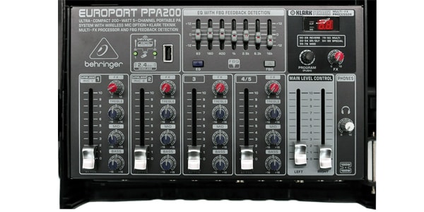 BEHRINGER ( ベリンガー )  / PPA200 EUROPORT 簡易PAセット画像2