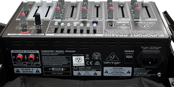 BEHRINGER ( ベリンガー )  / PPA200 EUROPORT 簡易PAセット画像4