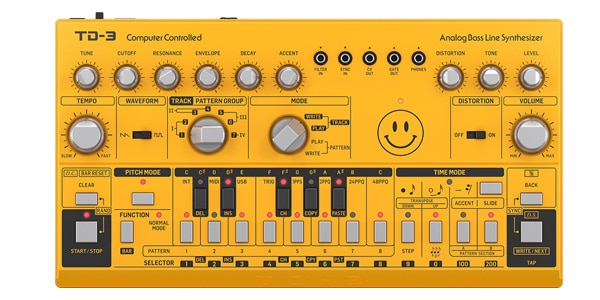 TD-3-AM アナログベースマシン イエロー【正規輸入品】【3年保証