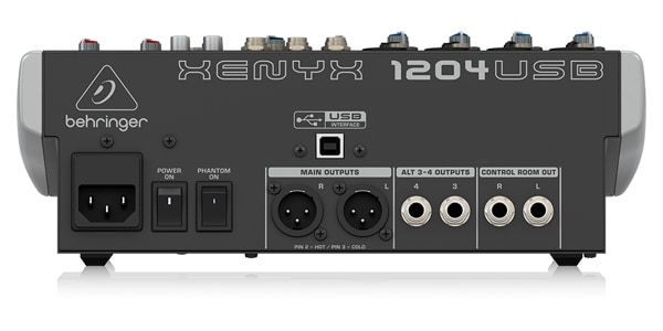 BEHRINGER ( ベリンガー ) XENYX 1204USB 8ch アナログミキサー 送料 