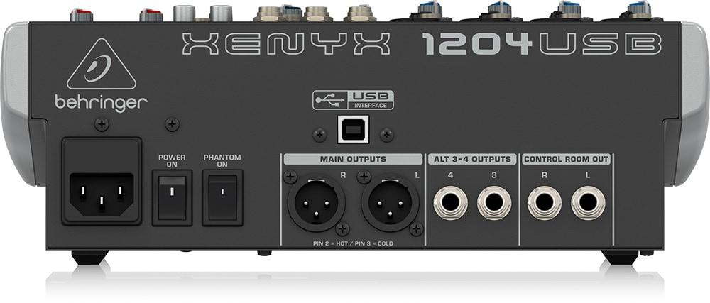 BEHRINGER ( ベリンガー ) XENYX 1204USB 8ch アナログミキサー 送料