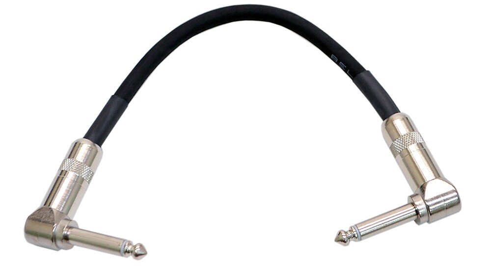 パッチケーブル　ブラック　3本セット　19cm　オーディオケーブル