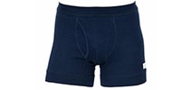 BeLINKS / 無地 リブ ボクサーブリーフ 前開き 消臭　ネイビー　M