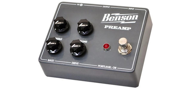 Benson Preamp オーバードライブ　プリアンプペダル