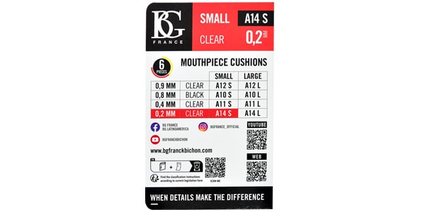 BG ( ビージー ) / A14S マウスピースクッション 0.2mm(クリア) スモール画像2