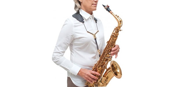 BG / S70YMSH Sax Strap Zen Leather Yoke画像4