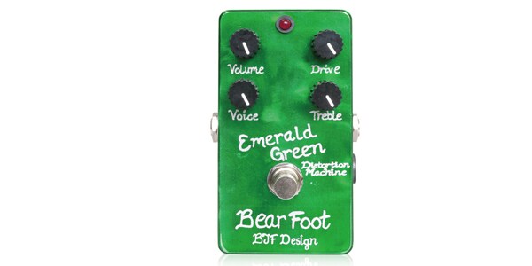  BearFoot Guitar Effects / Emerald Green Distortion Machine 