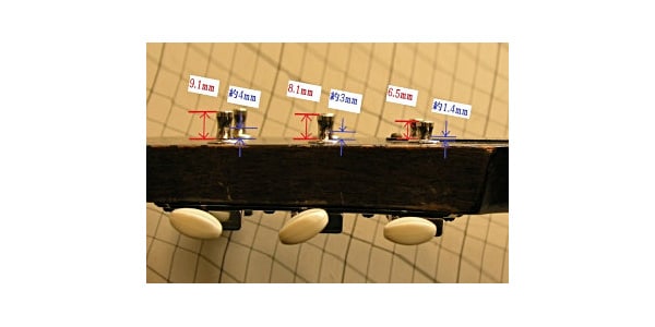 BIRDLAND / Original 3-peg plastic knob brass long post 画像3