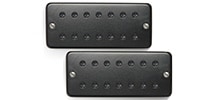 Bare Knuckle Pickups Aftermath 7strings Set Black Soapbar/Black Pole pieces