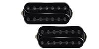  Nailbomb AlnicoV 7strings Set Black/Black Pole pieces