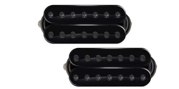 /Nailbomb AlnicoV 7strings Set Black/Black Pole pieces