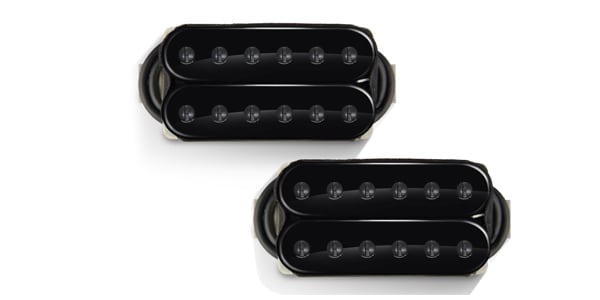 Bare Knuckle Pickups / Aftermath Set Black/Black Screws 50mm