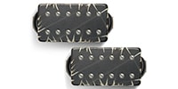 Bare Knuckle Pickups Aftermath Set Black Battleworn/Nickel Screws 50mm