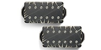 Bare Knuckle Pickups Aftermath Set Black Battleworn/Nickel Screws 53mm