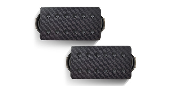 Bare Knuckle Pickups ( ベアナックルピックアップス )  / Aftermath Set Carbon Fiber Covers w/ Black Screws 53mm