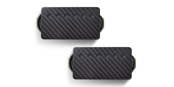 Bare Knuckle Pickups / Ragnarok Set Carbon Fiber Covers w/ Black Screws 53mm