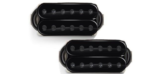 Bare Knuckle Pickups / Nailbomb AlnicoV Set Black/Black Screws 50mm