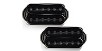 Bare Knuckle Pickups Nailbomb AlnicoV Set Black/Black Screws 53mm