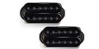 Bare Knuckle Pickups Warpig AlnicoV Set Black/Black Screws 50mm