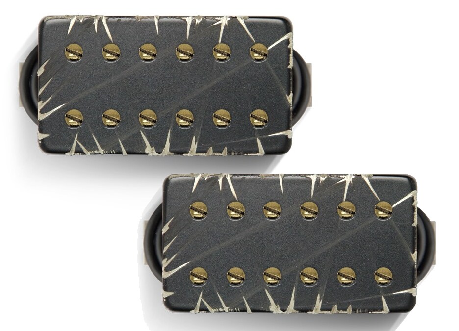 /Warpig AlnicoV Set Black Battleworn/Gold Screws 53mm