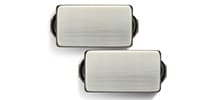 Bare Knuckle Pickups Warpig AlnicoV Set Brushed Nickel Cover 50mm